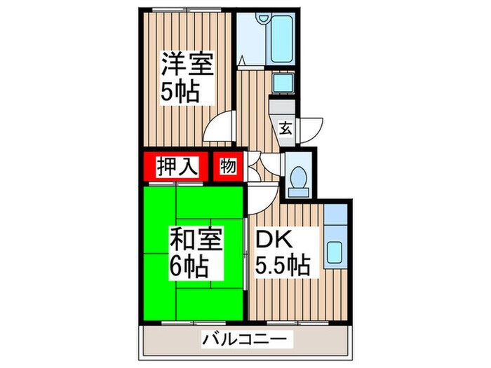 スタ－ハイツの物件間取画像