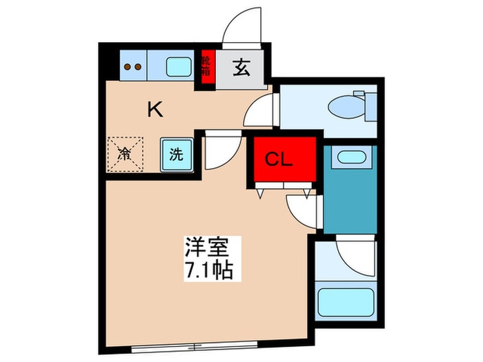 LEGALAND東中野の物件間取画像