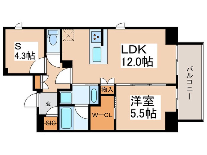 ｸﾚｽﾄｺｰﾄ蔵前ｽﾃｰｼｮﾝﾌﾛﾝﾄの物件間取画像