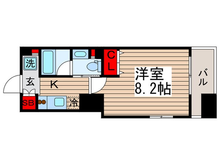 門前仲町レジデンス六番館の物件間取画像