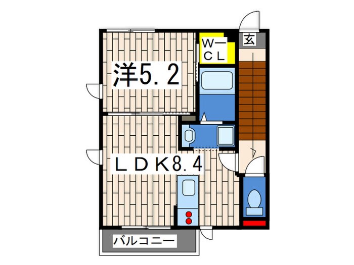 ブランピアの物件間取画像