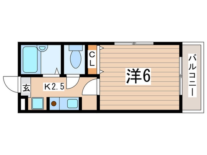 リバース大野の物件間取画像