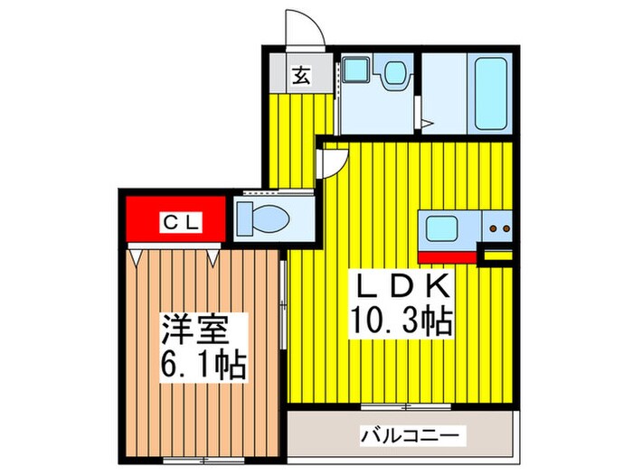 ソフィア新都心の物件間取画像