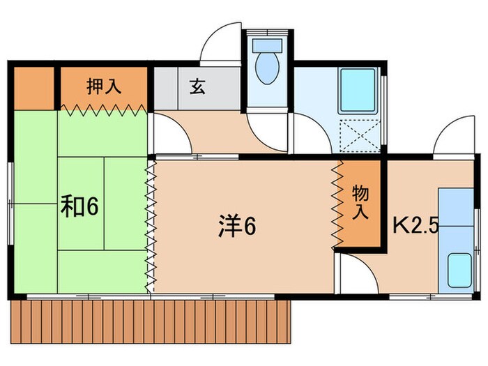 辻堂元町3丁目貸家の物件間取画像