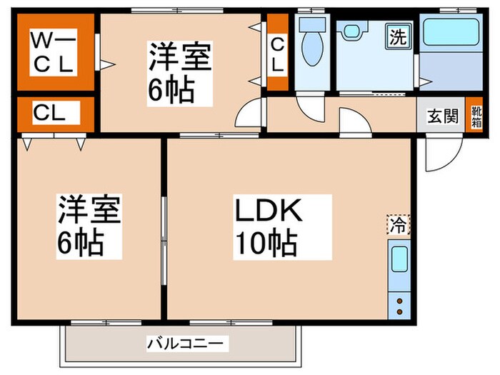 キャメリア・コートの物件間取画像