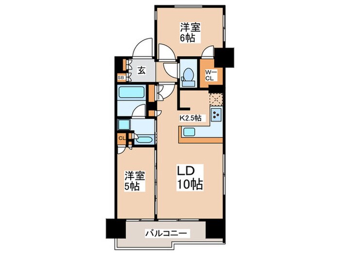 セントラルプレイス新宿御苑の物件間取画像