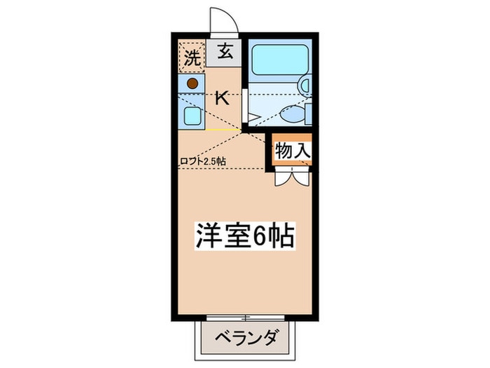 サンライフ府中の物件間取画像