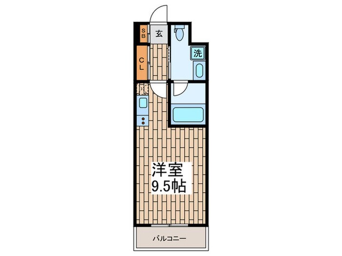 コンフォリア大森町の物件間取画像