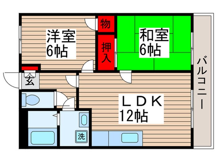 物件間取画像