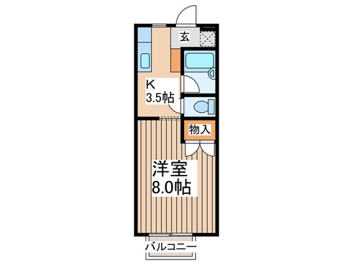 コミュニティプラザＳの物件間取画像