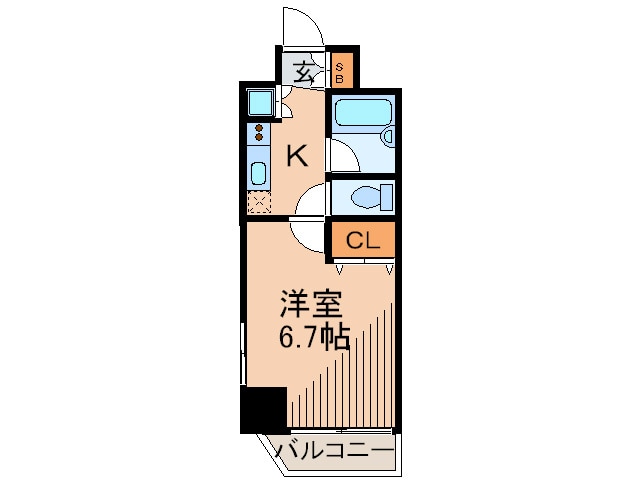 レジディア蒲田Ⅲの物件間取画像