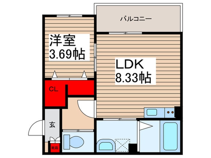 ユニバーサルオアシスⅠの物件間取画像