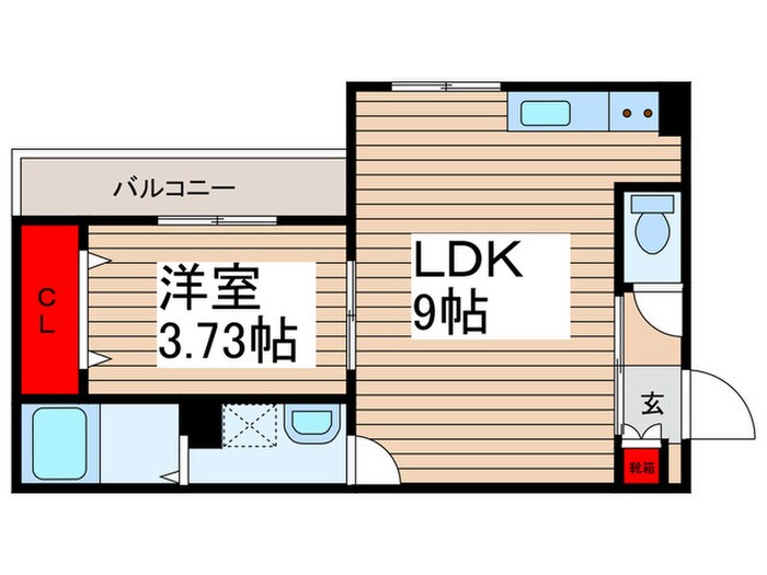 ユニバーサルオアシスⅠの物件間取画像