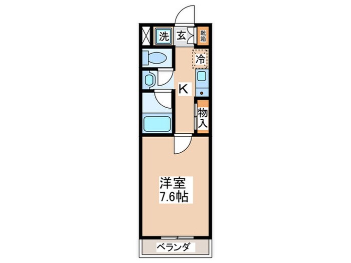 Cs Manganji Ⅰの物件間取画像