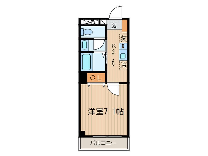 第66シンエイビルの物件間取画像