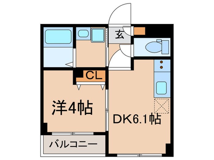 THE PALMS東大井の物件間取画像