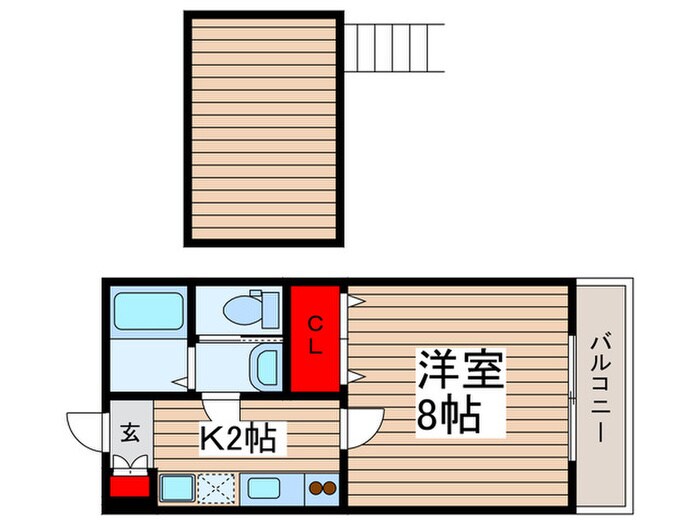 メルロ－ズプレイスⅡの物件間取画像