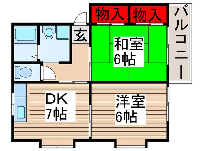 クレ－ルの物件間取画像