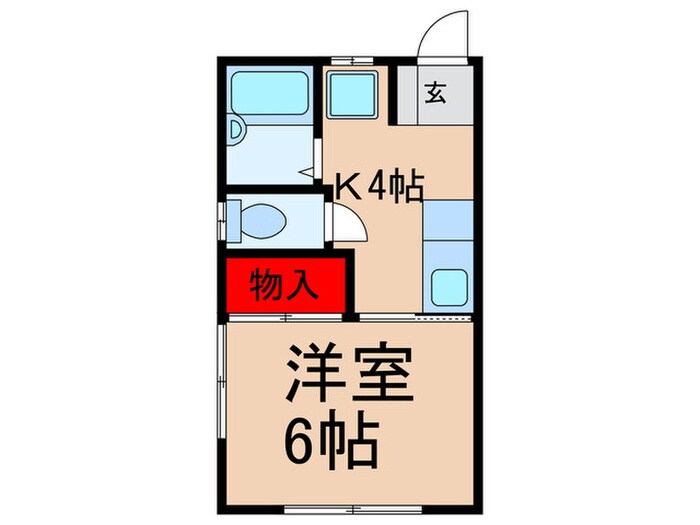ファブール高野台の物件間取画像