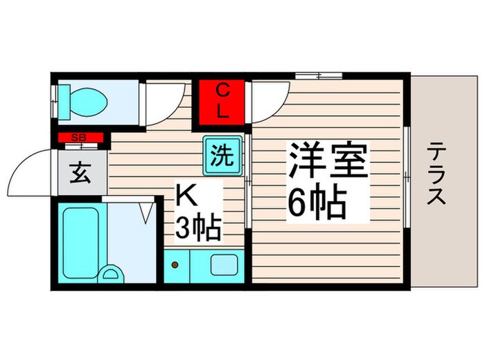 ハイツビレッジの物件間取画像
