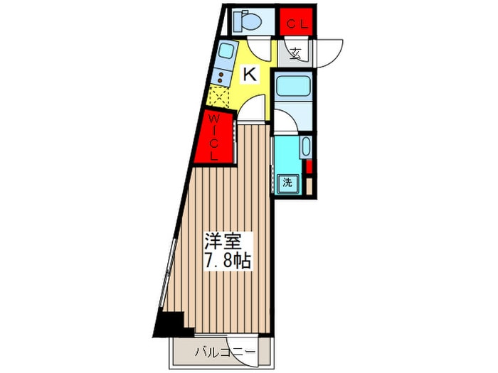 レジディア高円寺の物件間取画像