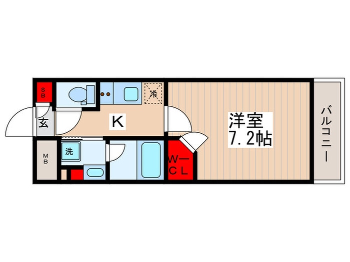 レジディア高円寺の物件間取画像