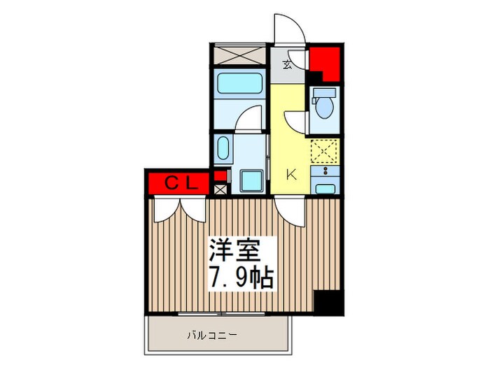 レジディア高円寺の物件間取画像