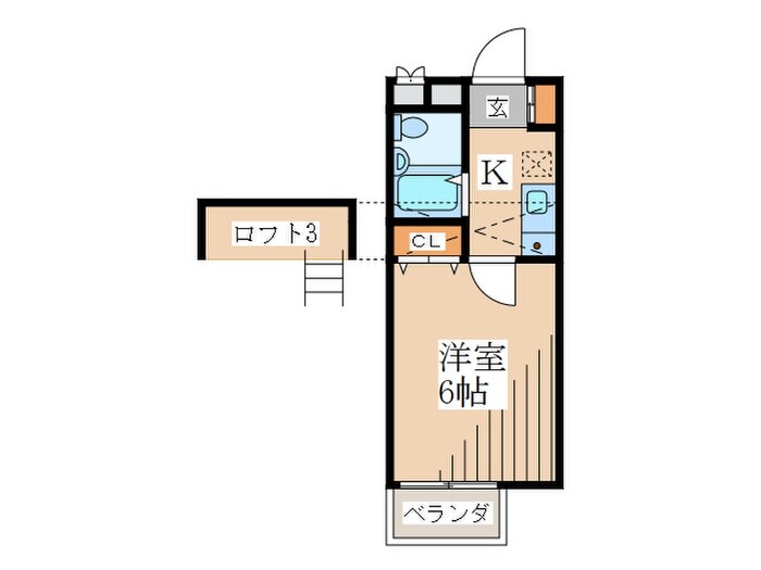 サンファストあきる野の物件間取画像