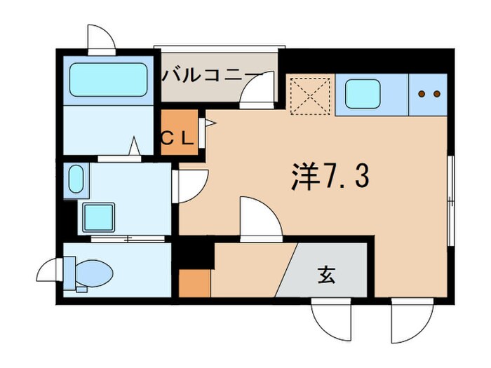 デュオ飯倉　ウエストの物件間取画像