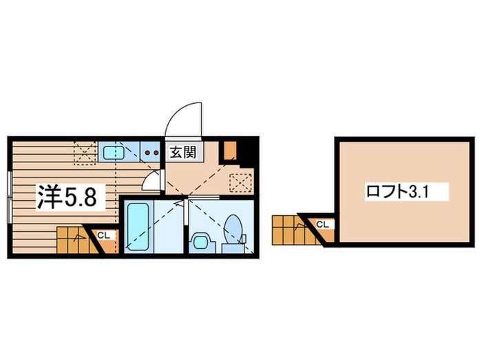 イルマーレ三ツ沢の物件間取画像