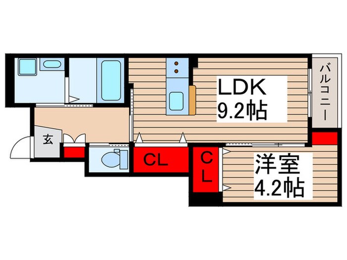 エルフォルクの物件間取画像