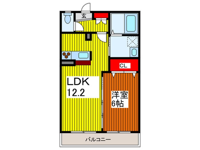 グリ－ンコ－ポ青木の物件間取画像