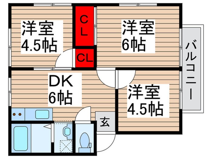 ア－バンエ－スの物件間取画像