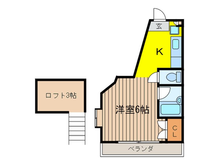 メイプル６０の物件間取画像