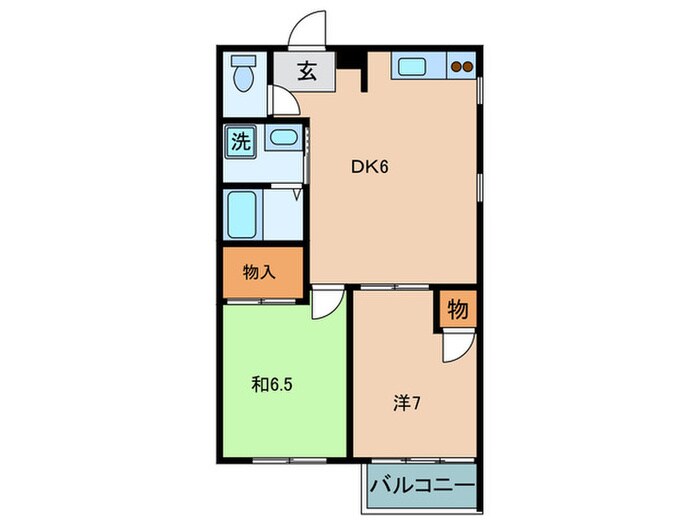 藤マンションの物件間取画像