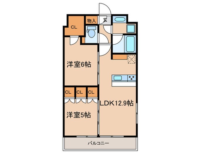 ＧＥＮＯＶＩＡ赤羽（511）の物件間取画像