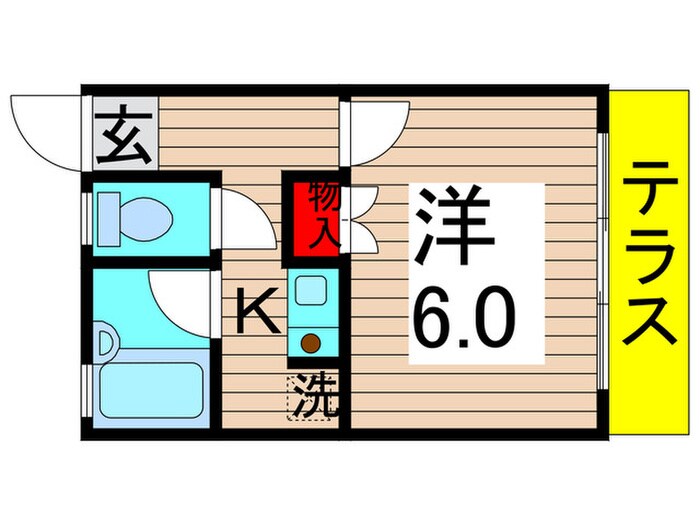 ベルハイツＡの物件間取画像