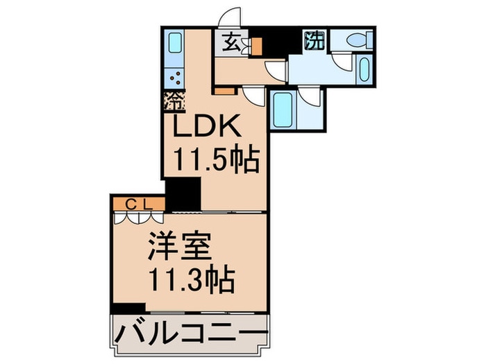 THE TOKYO TOWERS MID TOWER(24Fの物件間取画像