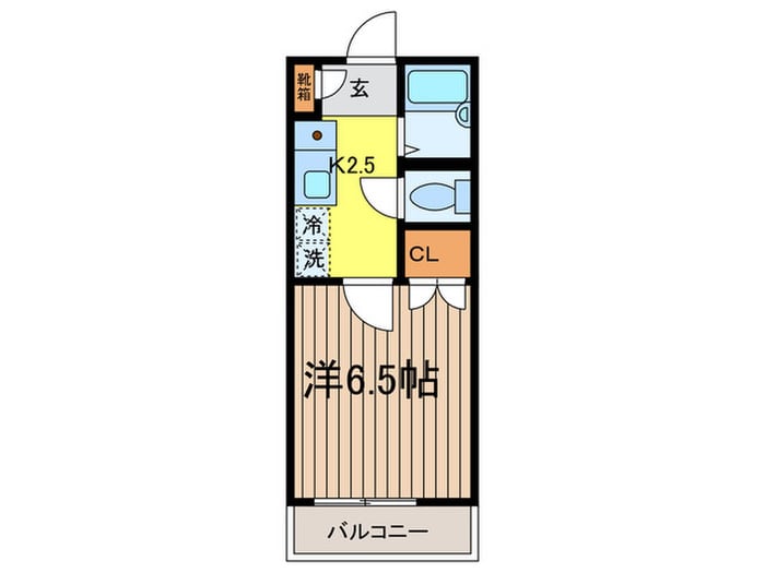 サンライズ壱番館の物件間取画像