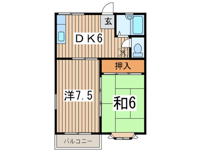 コ－ポカナリアの物件間取画像