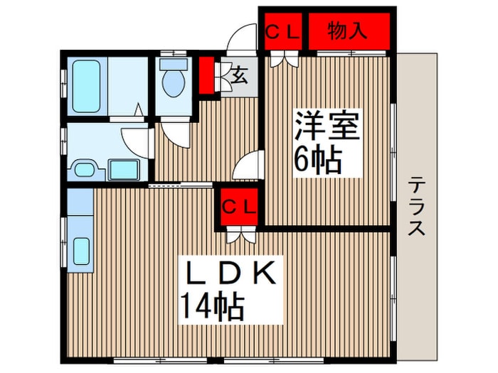 サンフロ－ラルⅡの物件間取画像