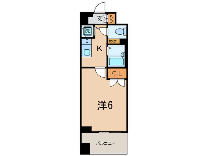 メインステージ麻布十番Ⅱ(603)の物件間取画像