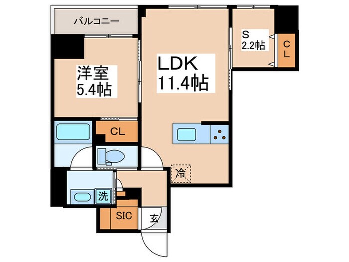 クレストコート浅草柳通りの物件間取画像