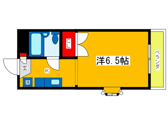 フレンドリー今川の物件間取画像