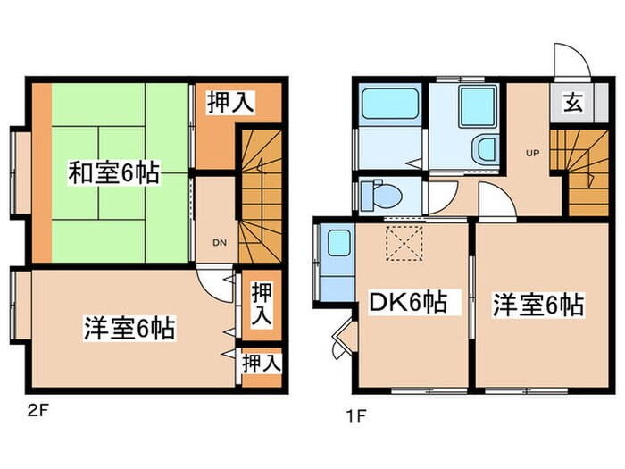 テラスアゼリアの物件間取画像