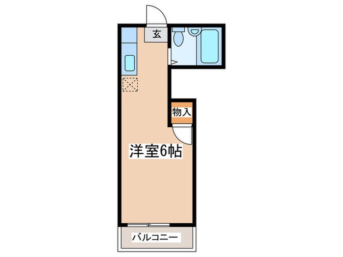 ポルシェ聖蹟桜ヶ丘Ⅱの物件間取画像