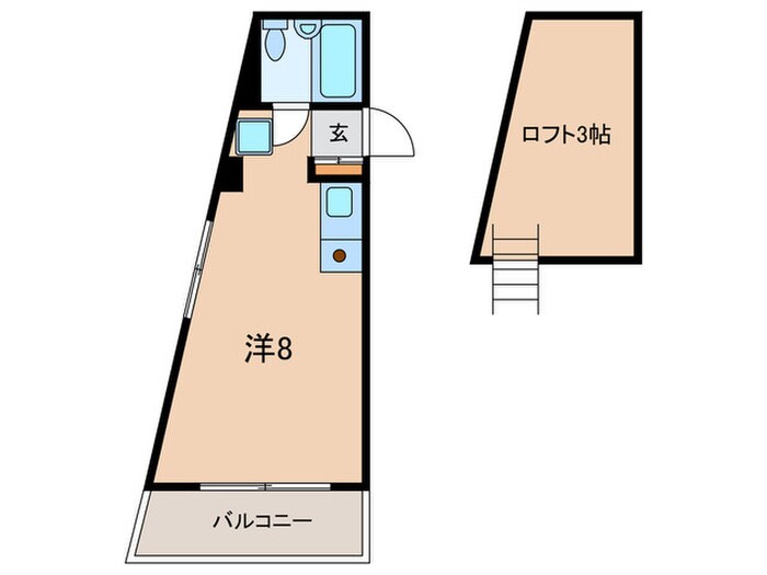 コ－ポアトレイユの物件間取画像