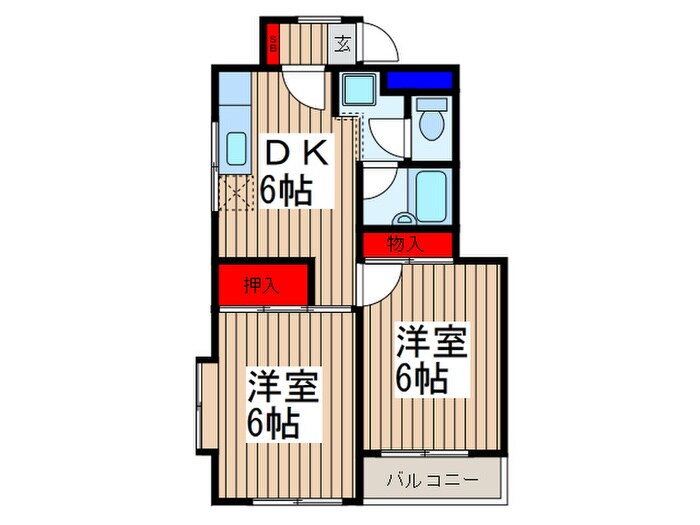物件間取画像