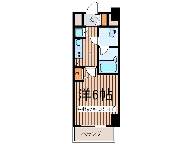 ｽﾊﾟｼｴｵﾘｴﾝｽ板橋本町(609)の物件間取画像