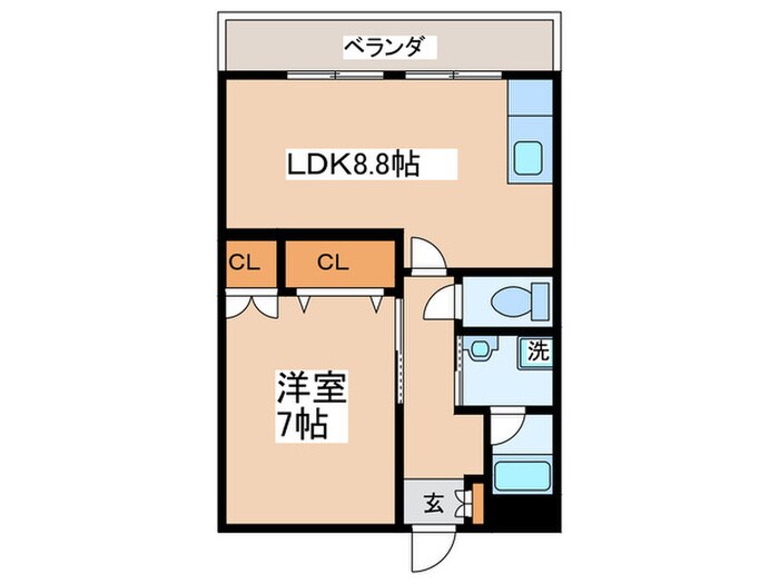 サンビスタ西台の物件間取画像